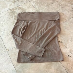 Aritzia off the shoulder long sleeve